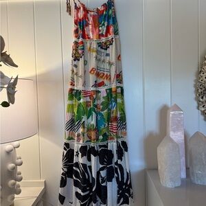 FARM Rio Multicolor Tropical Dress